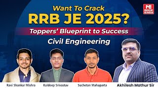 RRB JE Civil Toppers REVEAL Their Top Study Secrets! Exclusive Session with Akhilesh Mathur Sir screenshot 1