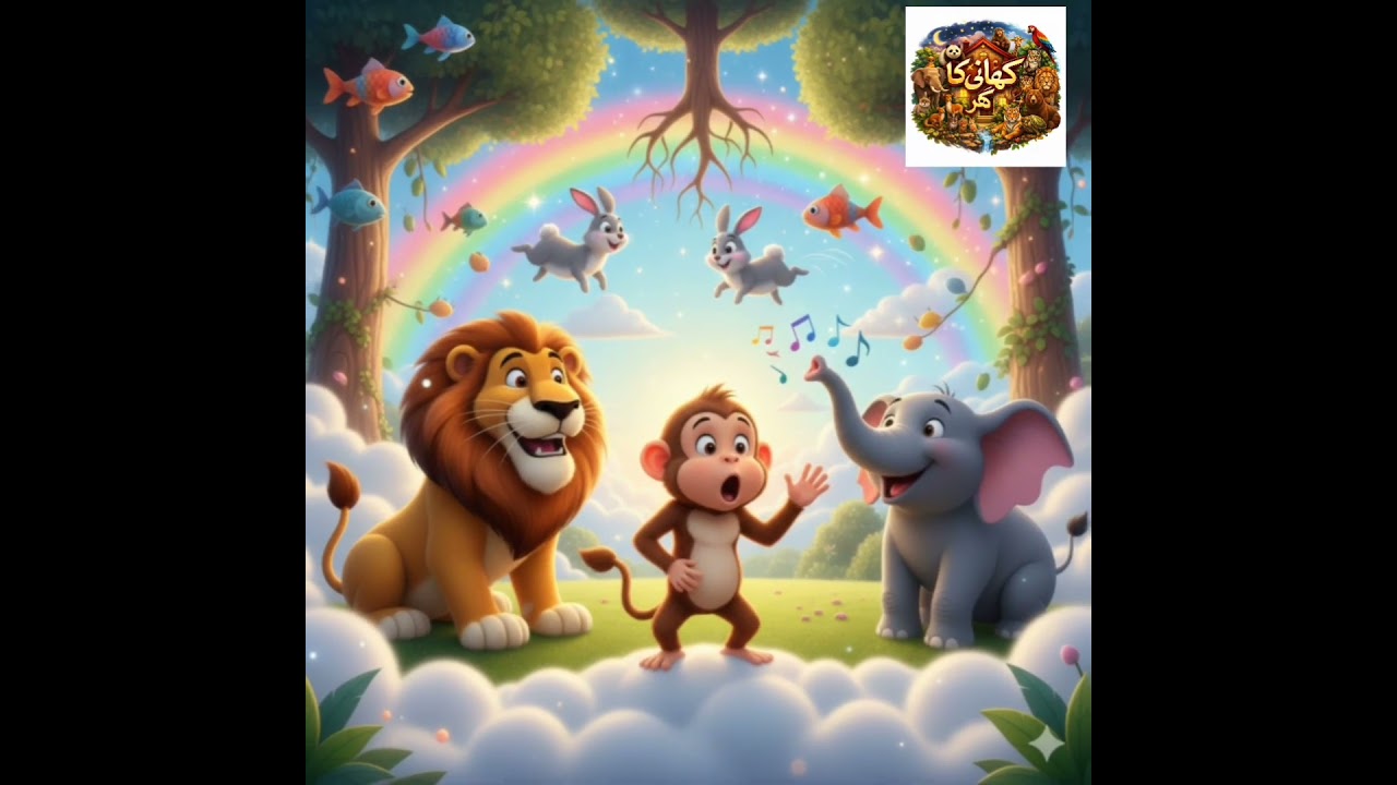 jado jangal ur bandar k stories| The Magical Jungle and the Naughty Monkey | Urdu Kids Moral Story