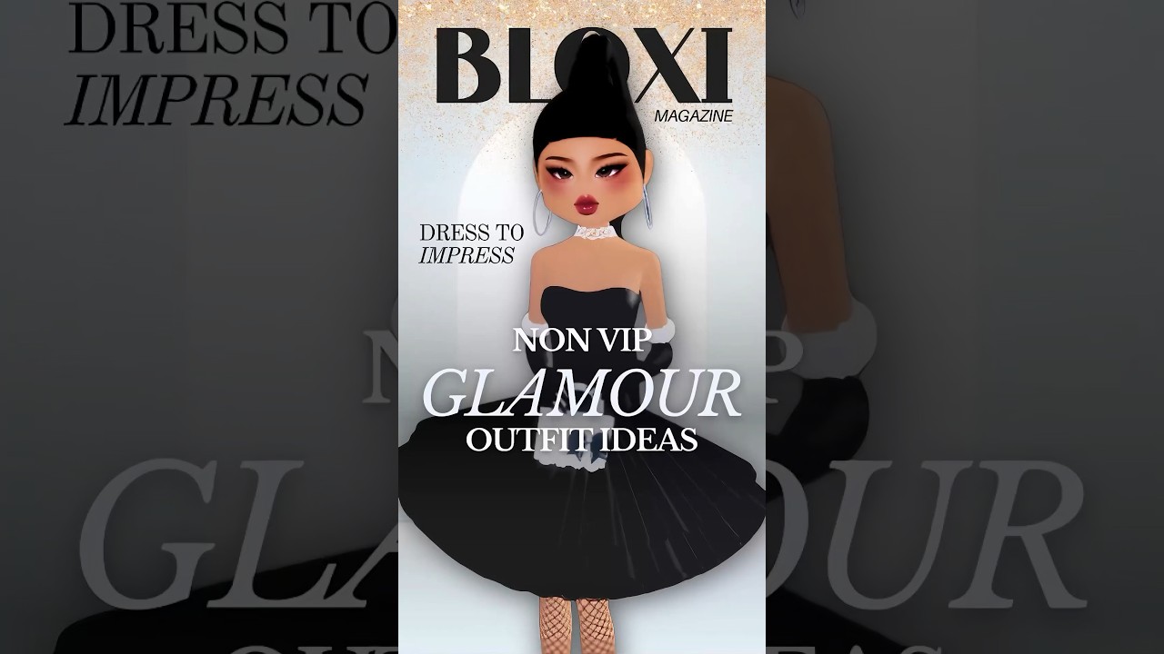 Non VIP Dress to Impress Outfit Ideas : Glamour #dti #roblox #fashion  #gaming #dress #dresstoimpress - YouTube