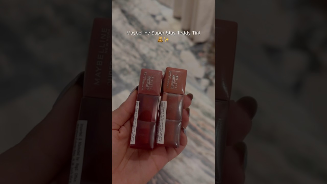 New Maybelline Super Stay Teddy Tints-Just Received Knee High & Skinny Dip!" 