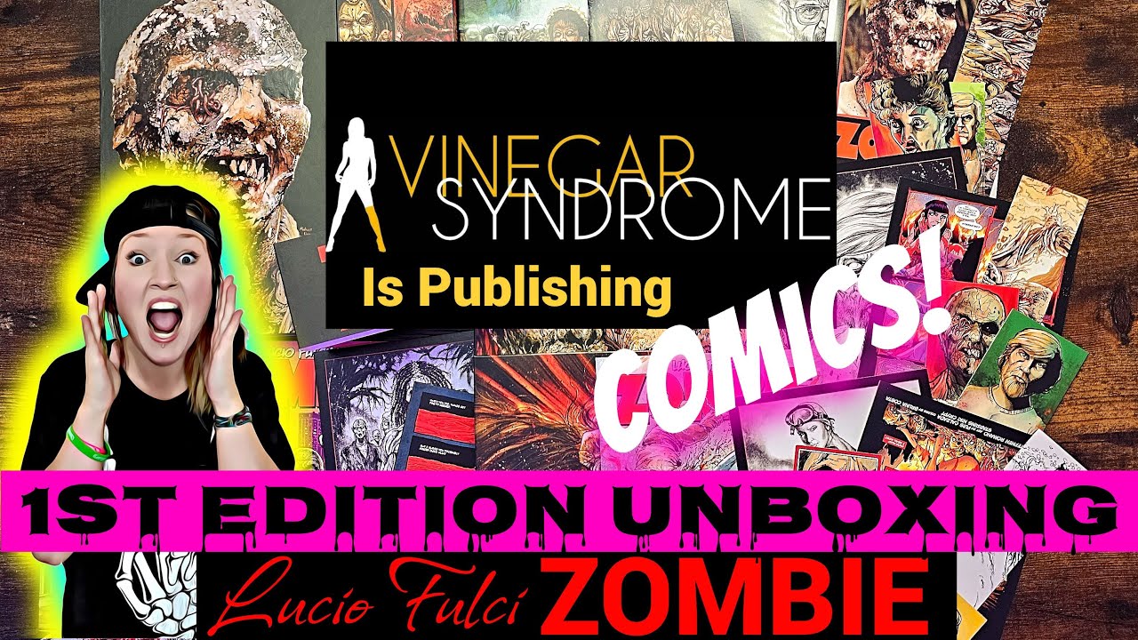 ZOMBIE Comic Collection (2023) Vinegar Syndrome Publishing 1st Ed