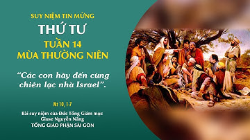 Suy niệm Tin mừng: Thứ Tư tuần 14 mùa Thường niên (Mt 10, 1-7)