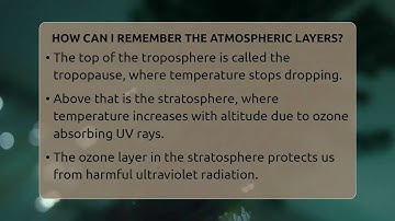 How Can I Remember The Atmospheric Layers? - Weather Watchdog