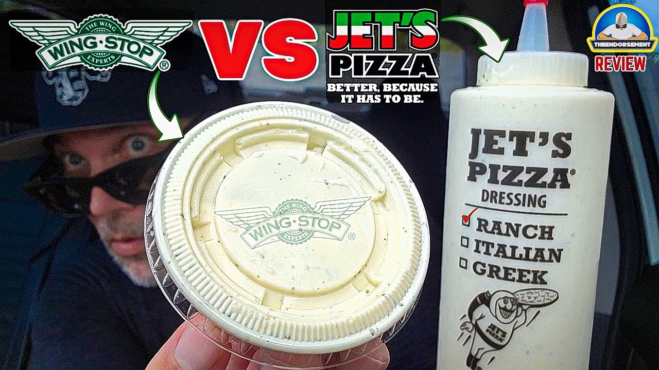 Jet's Pizza® Ranch VS Wingstop® Ranch! 🚜😍 | Who Has The BEST Ranch Dressing? | theendorsement