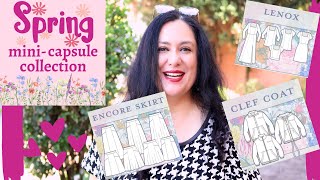 Gorgeous plans & fabrics. Spring MINI COLLECTION ft Love Notions patterns. 40% OFF sale!