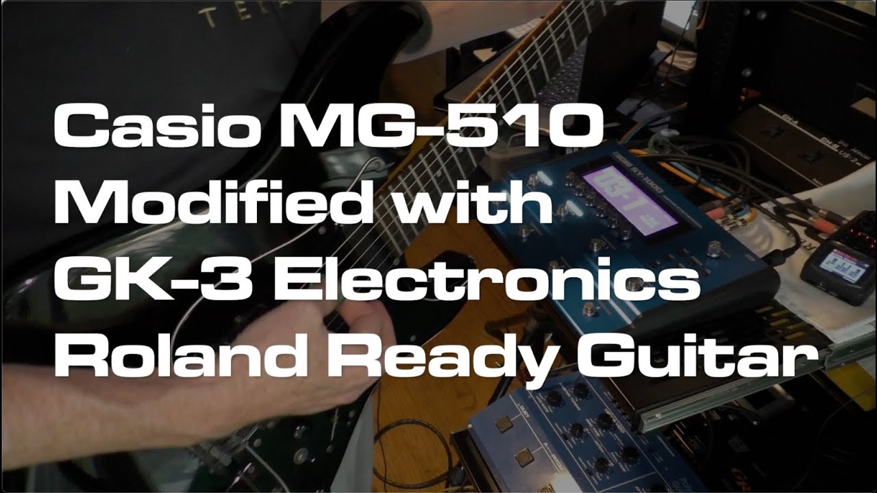 CASIO MG-510midiギター ギターシンセ フジゲン製購入前コメント要 Casio MG-510 MIDI Guitar 1980's MIJ -BLK | Reverb