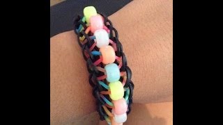 How to make the rainbow loom beaded ladder (EASY)