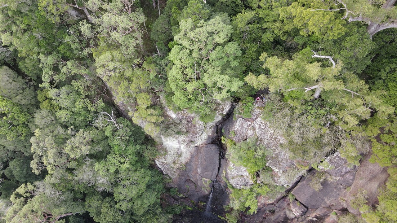 Lookout North of Boreen Point - views of waterfall
