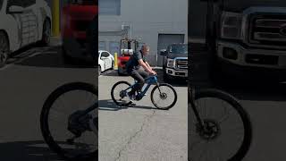 Giving the @Porsche e-bike a quick quality check. #ride #emtb #bike #youtubeshorts #porsche #test 🤙
