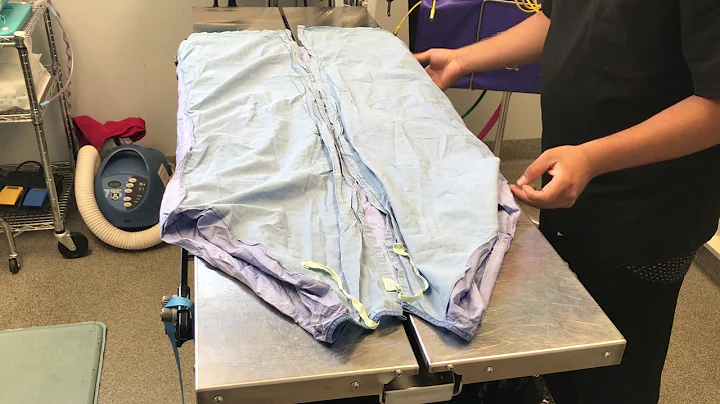How to fold a veterinary surgical gown