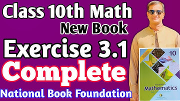 Class 10 Exercise 3.1 Complete NBF Maths Ex 3.1 National Book Foundation Matrices