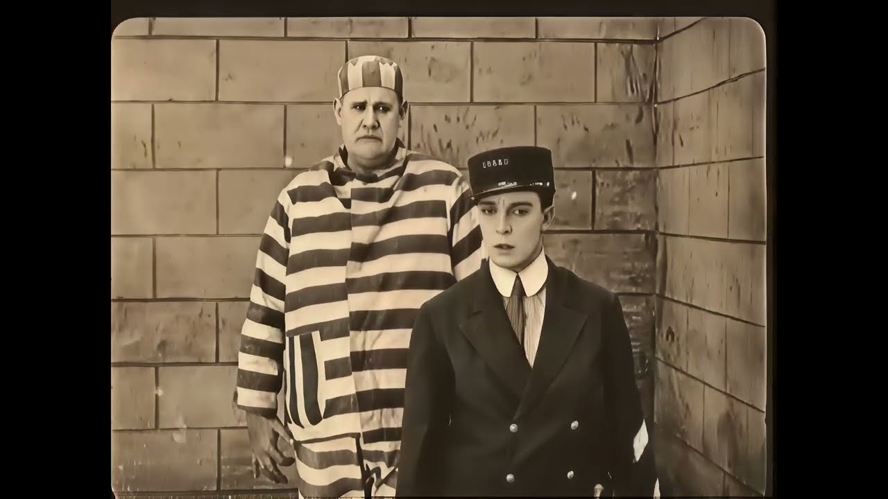 Buster Keaton: Convict 13 (1920) | Silent Comedy | 8K HQ | @remAIke_IT