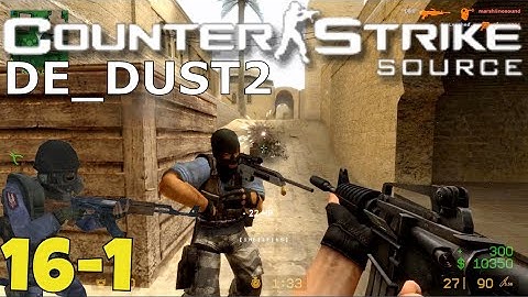 Counter-Strike: Source 2021 Gameplay on de_dust2