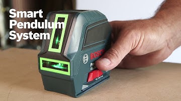 Bosch GLL100G Green Beam Self-Leveling Cross Line Laser Product Video mp4