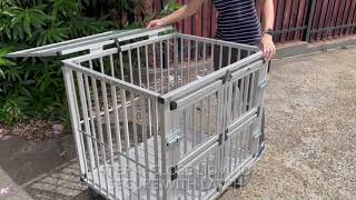 VEBO Aluminum Dog Show Trolley Demonstration