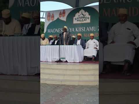 NASAHA ZA MUFTI KATIKA TAMASHA LA MAULID ZANZIBAR