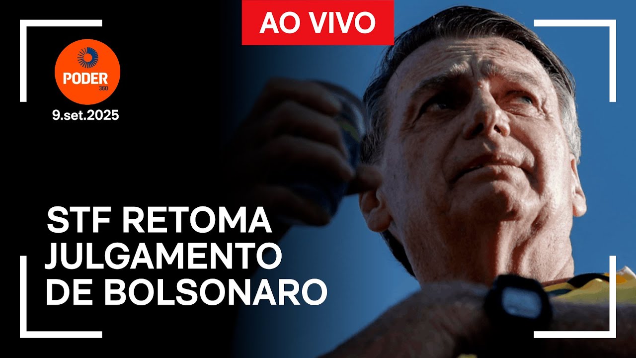 Ao vivo: STF retoma julgamento de Bolsonaro (9.set) – 2ª parte
