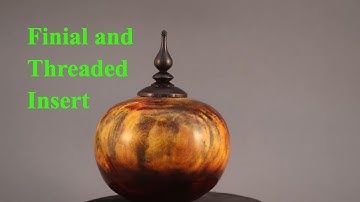 Eindknop en schroefdeksel voor mijn holle houtdraaibank met Sam Angelo