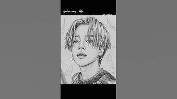 B.T.S MEMBER DRAWING ??? 1 SUBSCRIBE PLS ❣️#bts #btsarmy #btslove #10k#tranding #viral