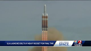 Delta IV Heavy launches for final time from Cape Canaveral