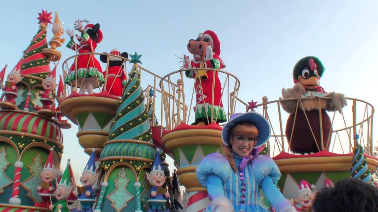ディズニー サンタヴィレッジ パレード 12 Youtube