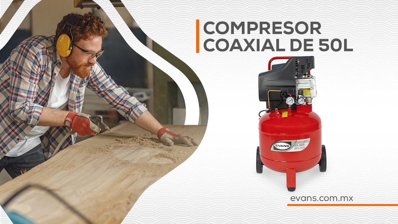 Spot Compresor Coaxial de 50L Evans® - YouTube