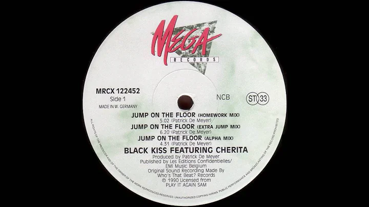 Black Kiss Feat. Cherita - Jump On The Floor (Homework Mix) (1990)