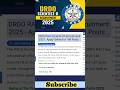 DRDO RAC Scientist B Recruitment 2025 #governmentjobs #drdo