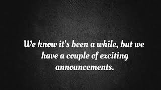 The wait is almost over | DOR Announcement