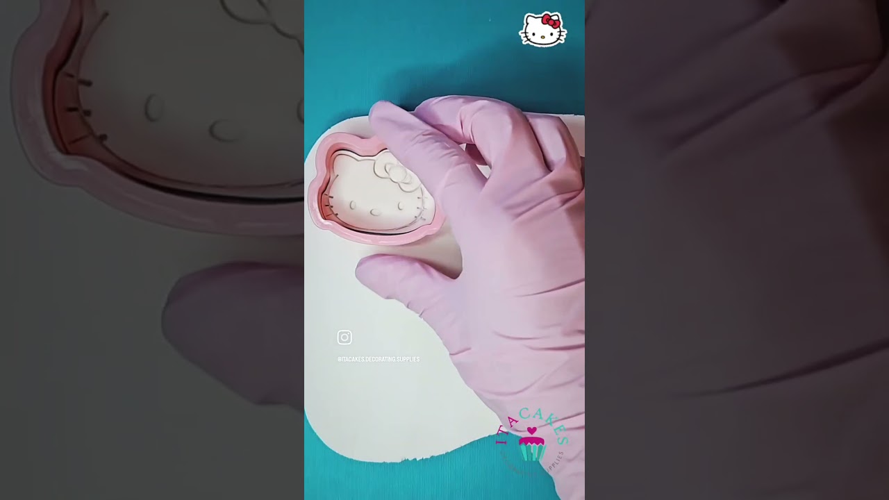 Hello Kitty Fondant Silicone Mold