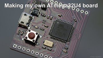 Making my own ATmega32u4 board