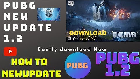 #PUBGNEWUPDATE1.2.0 HOW TO UPDATE PUBG GLOBAL VERSION 1.2.0 JUST A ONE CLICK