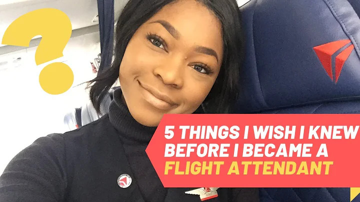5 THINGS I WISH I KNEW BEFORE BECOMING A FLIGHT ATTENDANT- real flight  attendant life