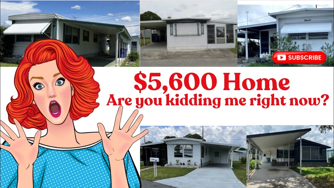 $5,600 Mobile Homes in Central Florida // No Kidding 🙃