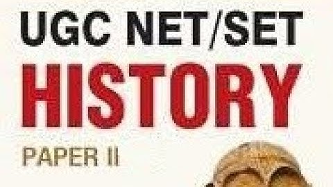 UGC NET History Paper 2016
