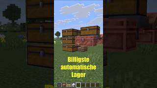 Cheapest Automatic Storage | #larslp #minecraft #minecrafttutorial