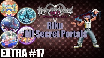 Kingdom Hearts: DDD Part 35 (EX Playthrough) - Riku All Secret Portals