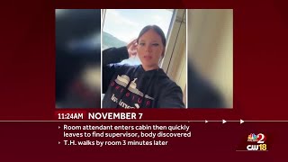 Unsealed documents give timeline of night Anna Kepner died on cruise ship