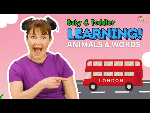 Kids Learning Video! LEARN ANIMALS, WORDS, and MORE! Ready Steady GO!
