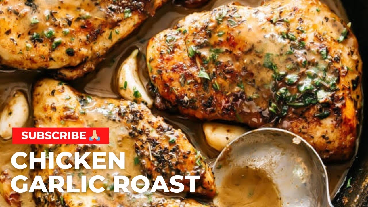 CHICKEN GARLIC ROAST RESTAURANT STYLE CHICKEN FRY YouTube