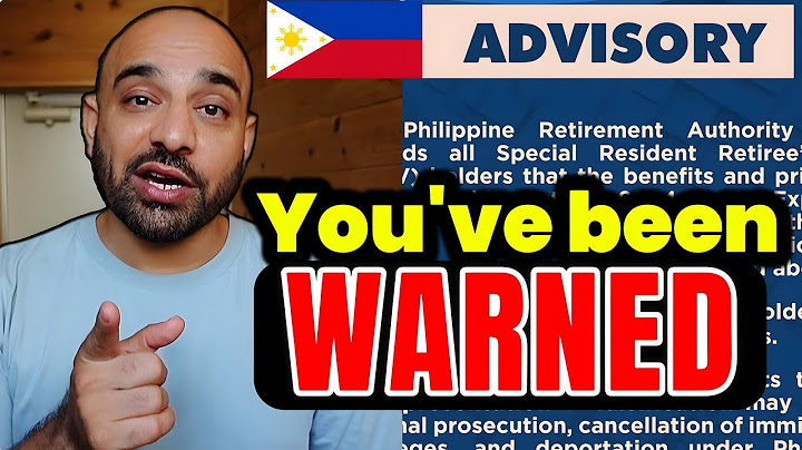 The Philippines officials WARN foreigners over 60 years old, Blacklisted foreigner arrested