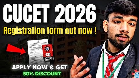 CUCET 2026 Big Update 😱 Registration Open + 50% OFF Coupon Code | Apply Fast! 