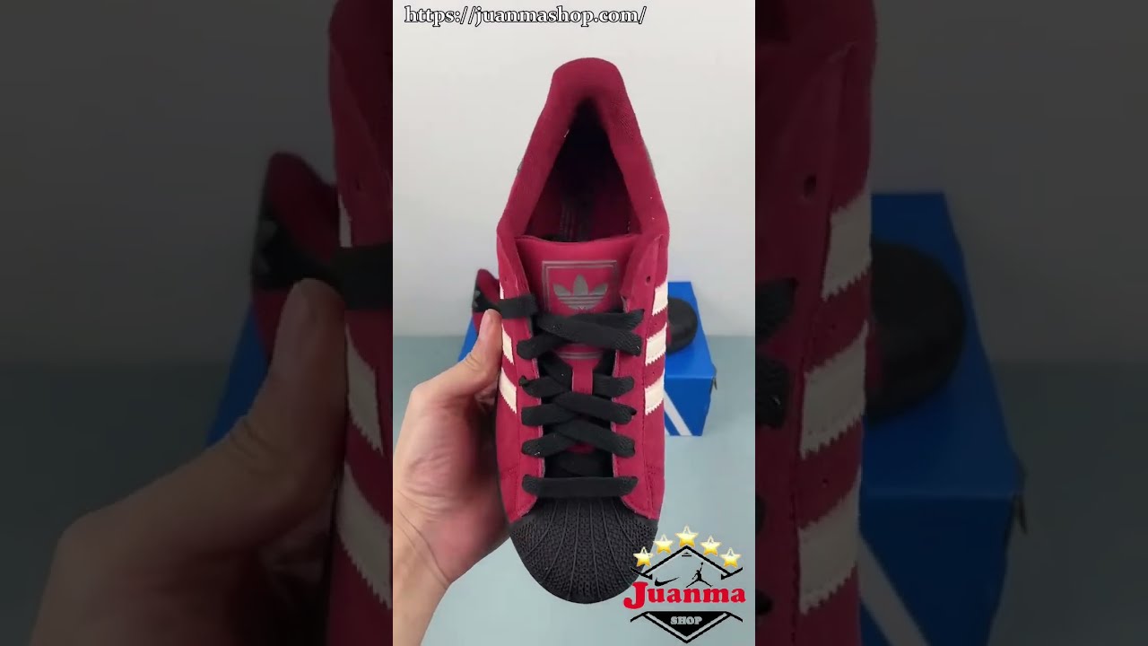 Adidas Superstar 2 Noble Maroon Cream White Core Black JQ3220