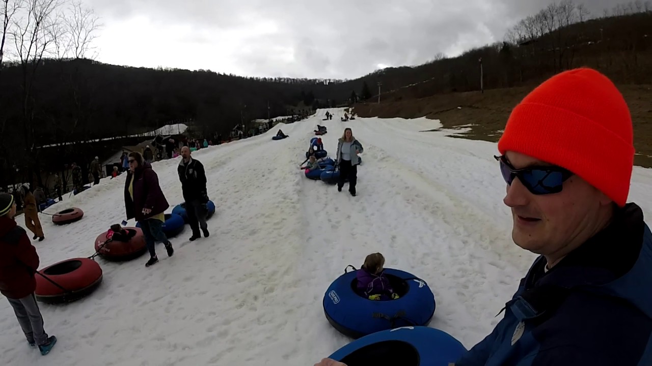Hawksnest Snow Tubing 1142017 YouTube