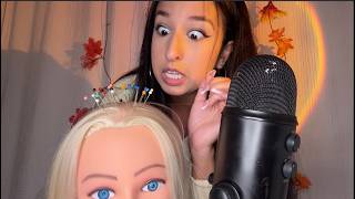 Pov classmate gets pins stuck in her hair...AGAIN