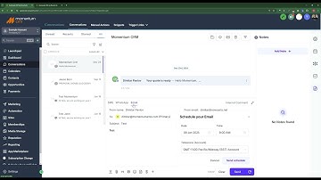 Conversations Tab in Momentum CRM