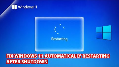 How to fix Windows 11 Automatically Restarting after Shutdown | Windows 11 Restarting Issue