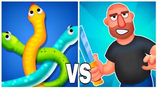 Snake Master vs Hit Master 3D - Gameplay Android, iOS (ASMR, New Update)  screenshot 5