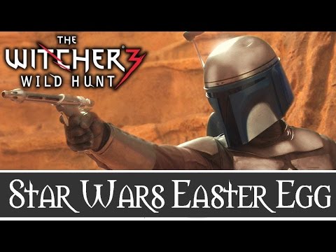 The Witcher 3 Wild Hunt : STAR WARS EASTER EGG - Jango  Frett / Jango Fett