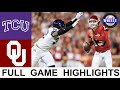 #4 Oklahoma vs TCU Highlights | College Football Week 7 | 2021 College Football Highlights